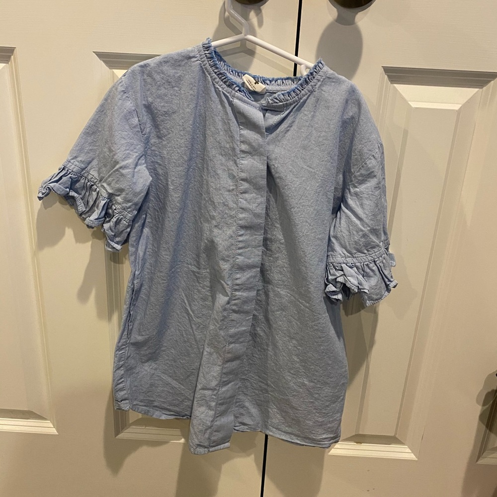 Girls chambray dress